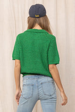 Load image into Gallery viewer, Green with Envy Knit Polo
