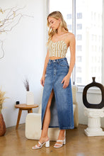 Load image into Gallery viewer, Maxi Denim Slit Skirt
