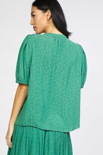 Load image into Gallery viewer, Leaf Green Silk Blouse
