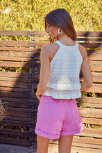 Load image into Gallery viewer, Pointelle Knit Tank
