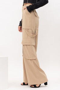 Khaki Cargo Trousers