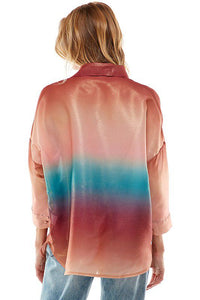 The Ombré Shimmer Button Down