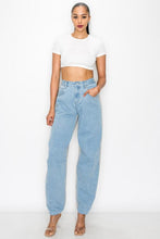 Load image into Gallery viewer, Denim X Sweats Contrast Jeans
