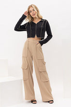 Load image into Gallery viewer, Khaki Cargo Trousers
