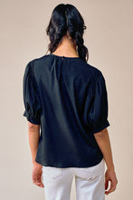 Load image into Gallery viewer, Puff Sleeve Blouse in Black
