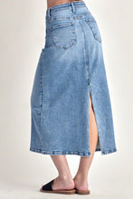 Load image into Gallery viewer, Denim Midi Skirt
