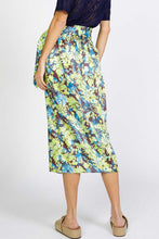 Load image into Gallery viewer, Midnight Floral Wrap Skirt
