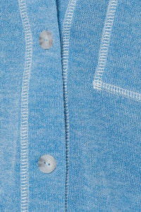 Denim Sweater Button Down