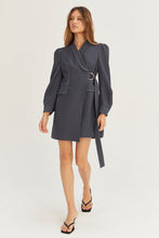 Load image into Gallery viewer, Hailey Blazer Dress in Slate
