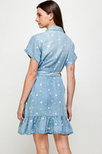 Load image into Gallery viewer, Stars Tencel Denim Dress
