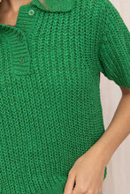 Load image into Gallery viewer, Green with Envy Knit Polo
