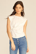 Load image into Gallery viewer, The Twist Tee in White
