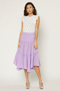 Lilac Dream Asymmetrical Skirt