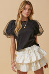 Tulle Princess Tee in Black