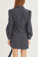 Load image into Gallery viewer, Hailey Blazer Dress in Slate
