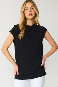 Perfect Drape Top in Black