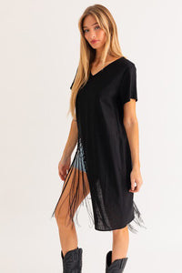 Fringe It On Tunic Top