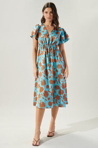 Belmont Floral Midi Dress