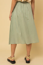 Load image into Gallery viewer, Flowing Midi Skirt in Sage
