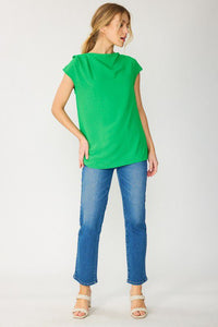 Perfect Drape Top in Kelly Green